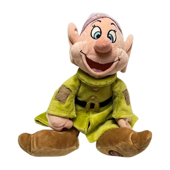 Disney Store Dopey Exclusive Plush 16 inch Snow White Seven Dwarfs - Picture 1 of 10